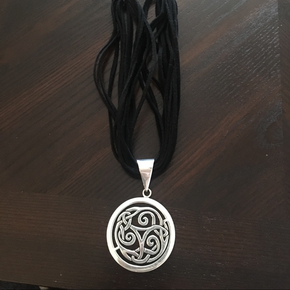 Silpada Retired Celtic Charm Necklace
